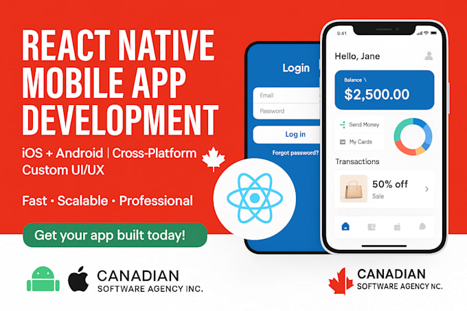 build cross platform ios and android mobile apps with react native mvp ready