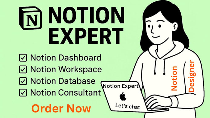 setup a custom notion template, dashboard, workspace and notion consultation