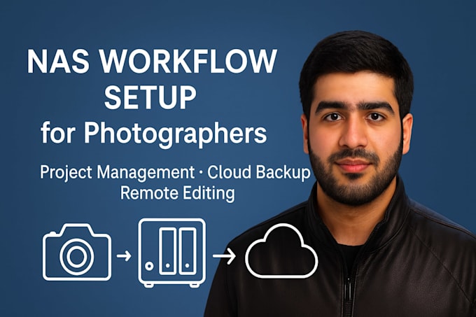 setup a professional nas workflow for photographers and video editors