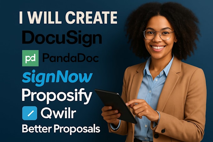 create docusign, pandadoc, signnow, proposify, qwilr, better proposal