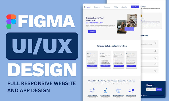 Design modern website and mobile app ui ux in figma by Tayyaba_mahrukh ...