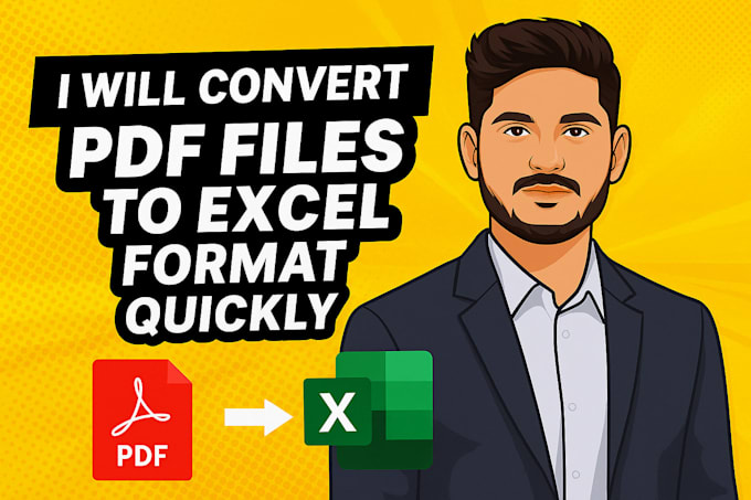 convert PDF files to excel format quickly