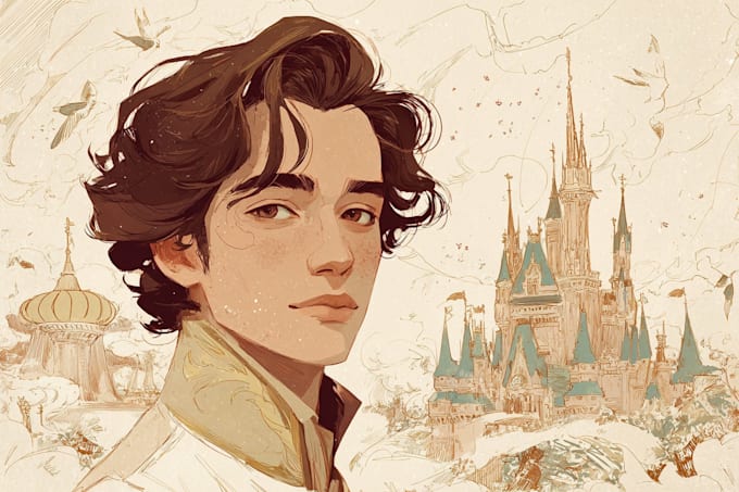 do disney cartoon portrait