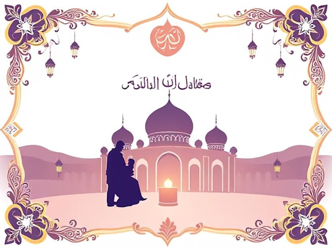 design custom islamic wedding invitation, nikah certificates