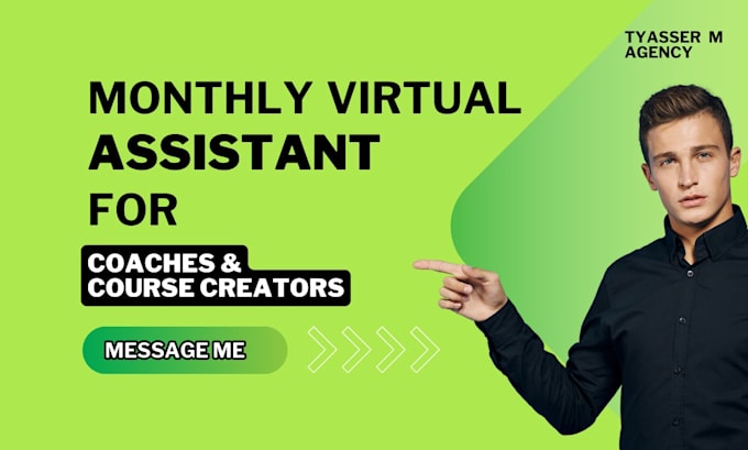 be a monthly virtual assistant for your coaching and online course launch