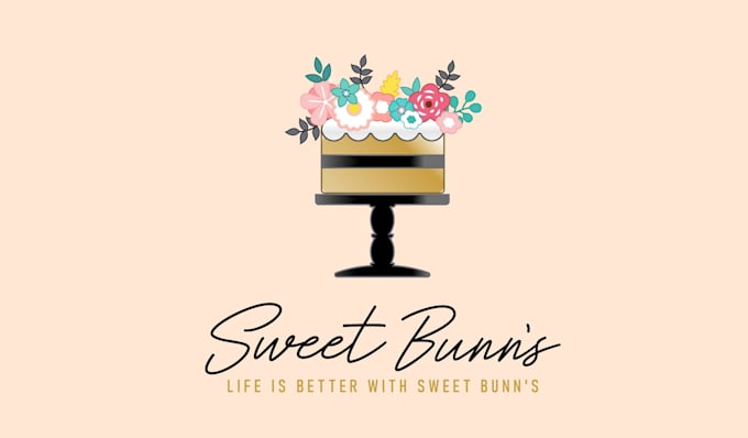 create hand drawn botanical floral logo design