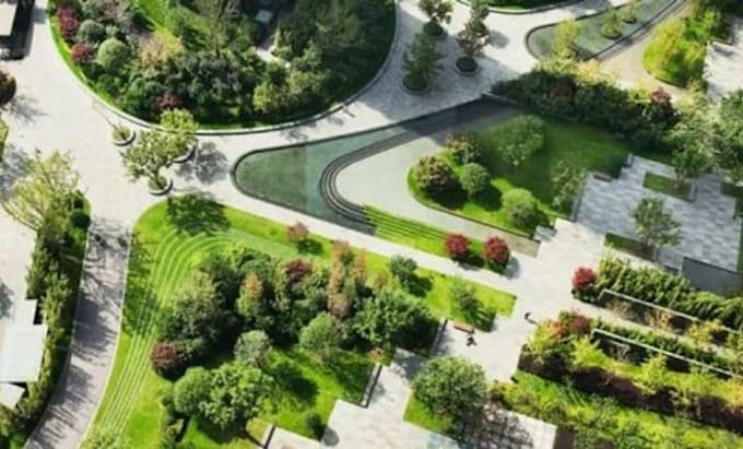create outdoor spaces with parks, playgrounds and green areas