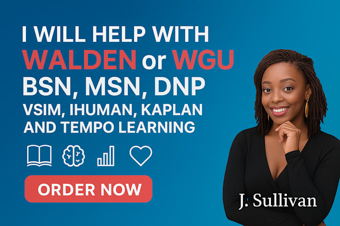 do walden or wgu tempo learning, rn, bsn, msn or dnp projects and case studies