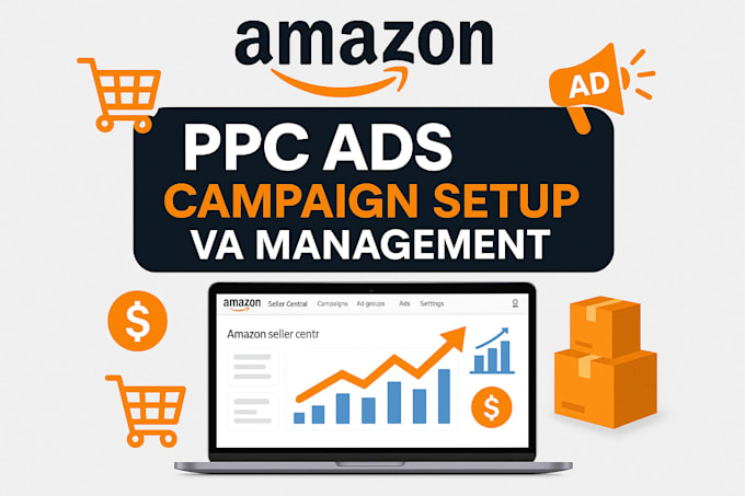 setup amazon fba PPC ads campaigns VA management kdp PPC campaign optimization