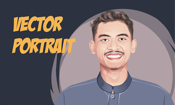 draw a vector portrait for you