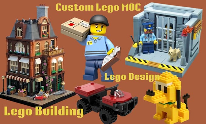design custom lego moc display sets for you