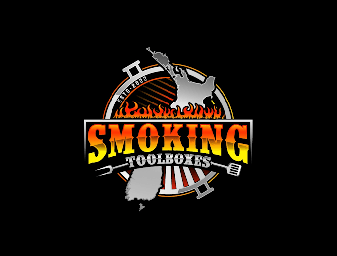 create professional and specially bbq logo design