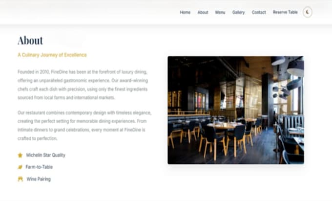 design a professional responsive website template