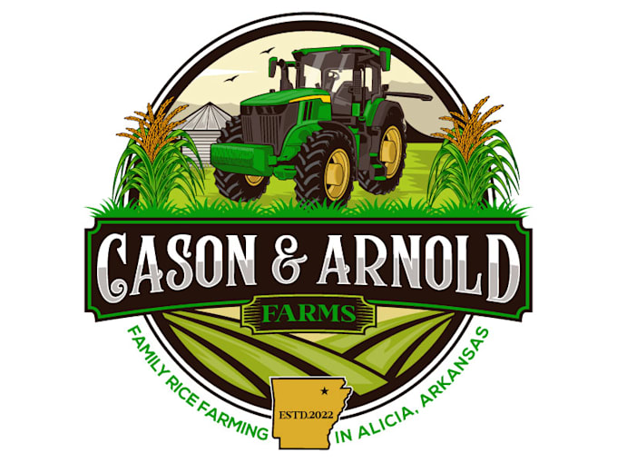 create high quality and beautiful tractor logo design