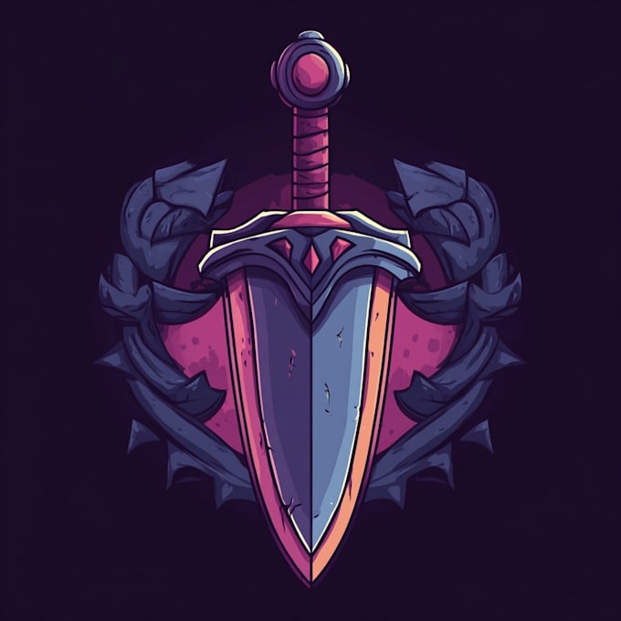 make a fantasy game logo