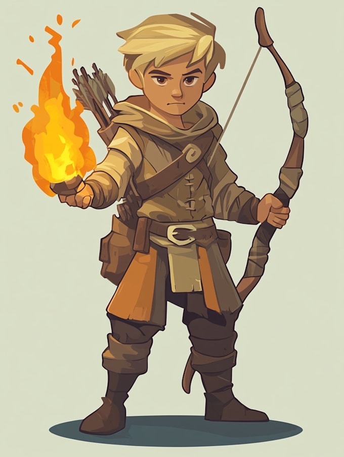 create 2d game character