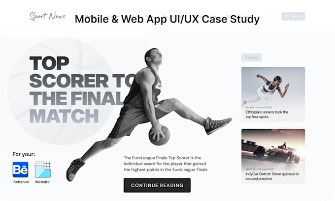 design UI UX case study portfolio, product design case study in figma
