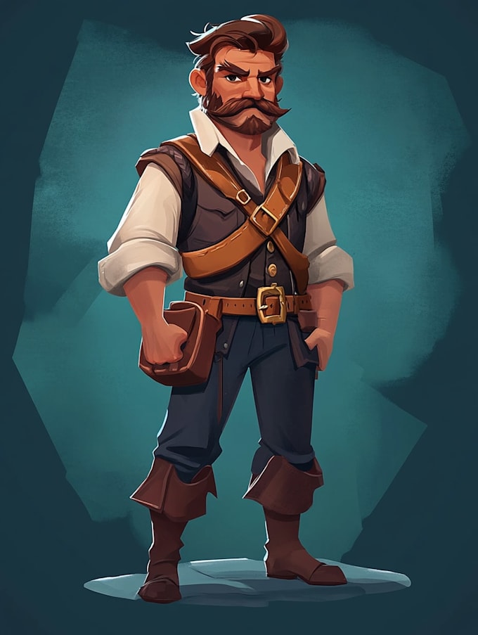 make simple 2d game characters