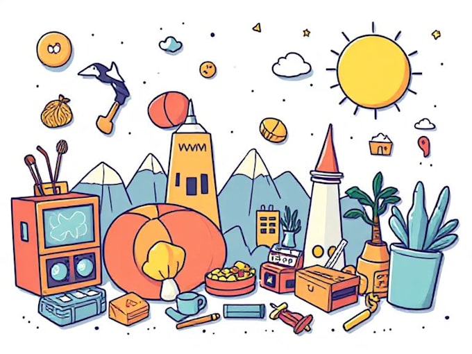design awesome vector clip art illustration