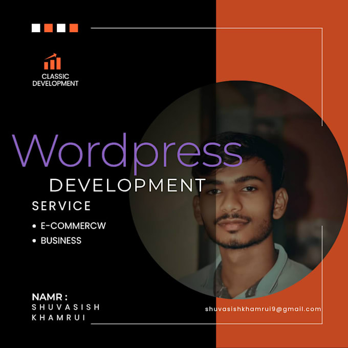 build wordpress website, custom wordpress website, business website development