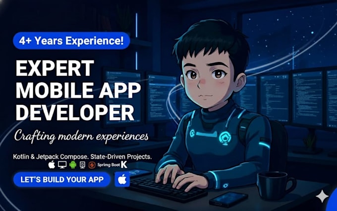 do mobile app development ai powered app kotlin java flutter spring boot