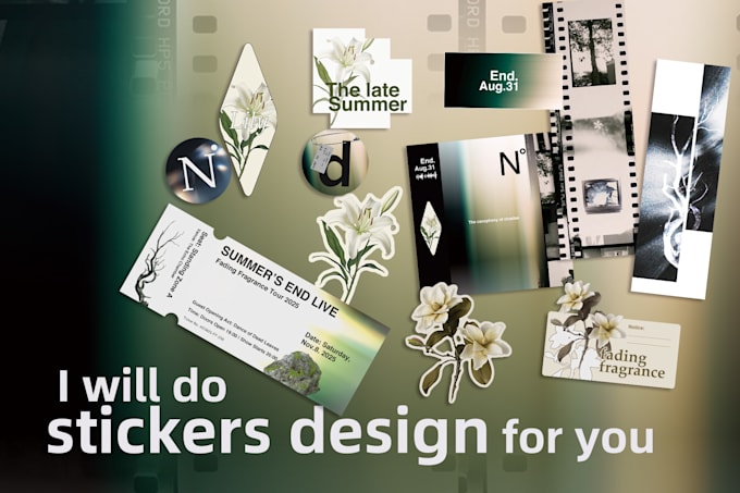 Do cool custom sticker design, badge, label, patch, decals by Claire ...