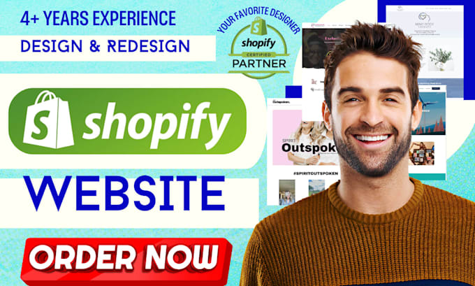 build shopify store design shopify website redesign shopify dropshipping store