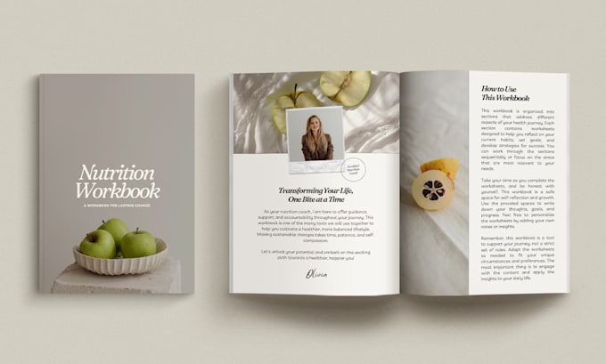 design canva ebook, fillable workbook, lead magnets, catalog and magazine layout