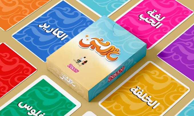 design educational multilingual playing card game language learning flash cards