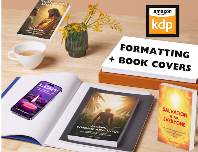 Do kdp formatting and a book cover design by Mathias_go | Fiverr