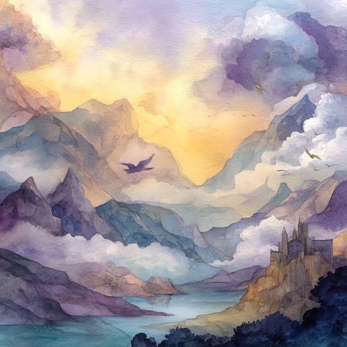 make fantasy background art