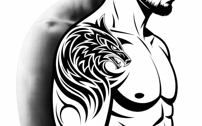 draw for you a custom tribal tattoo design