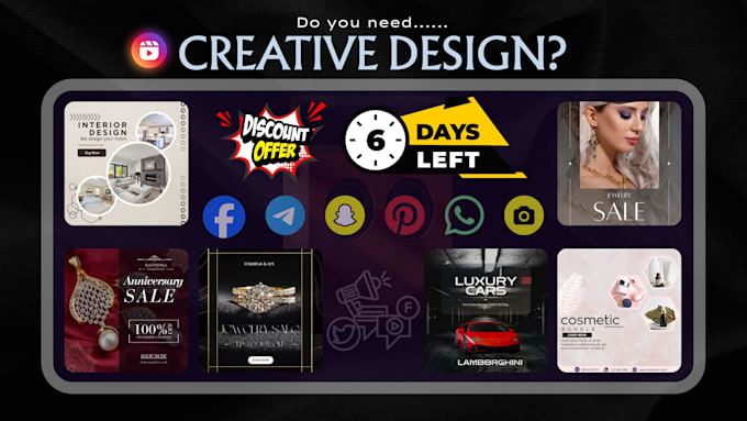 make marketing post, custom logo, advertisement post