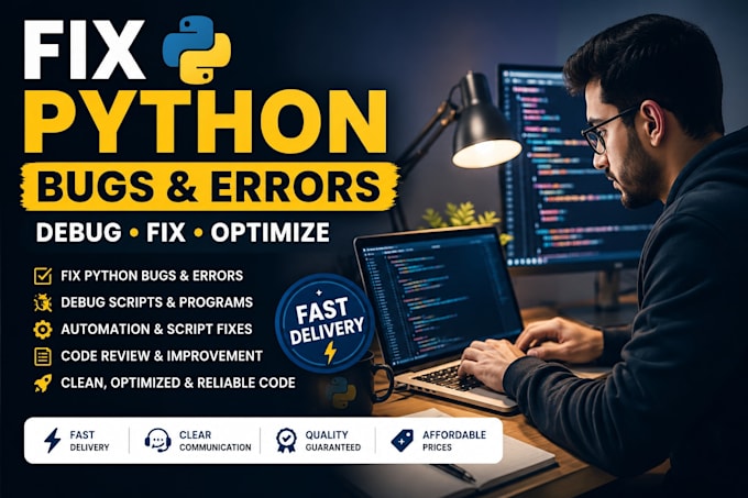 debug and fix python scripts, automation and bugs