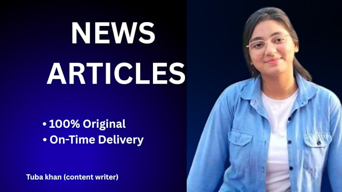 write a news article