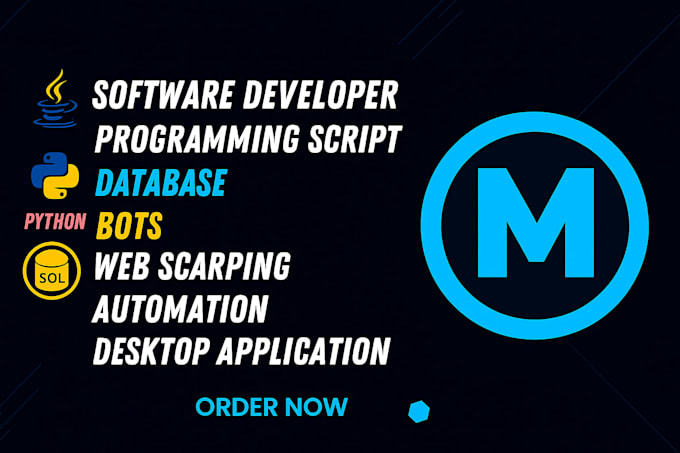 Do script java python bot c sql database coding assignment project ...