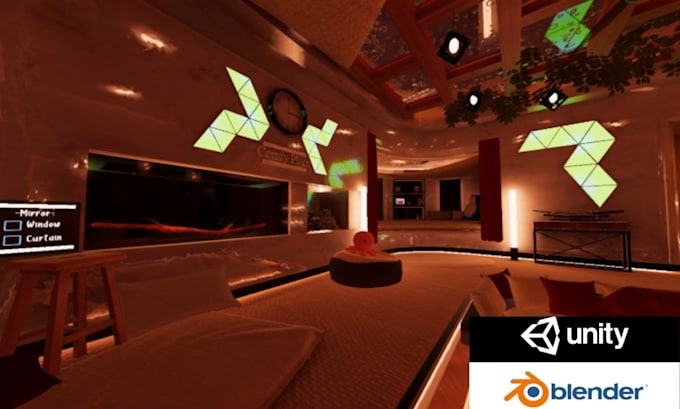 create custom vrchat world, vrc world, vr environment, vrchat club metaverse
