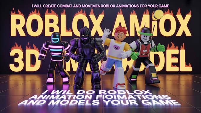 Roblox R3 Animations Create combat, movement roblox animations with custom 3d models for ...
