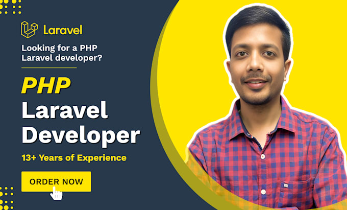 be your PHP laravel developer for web development