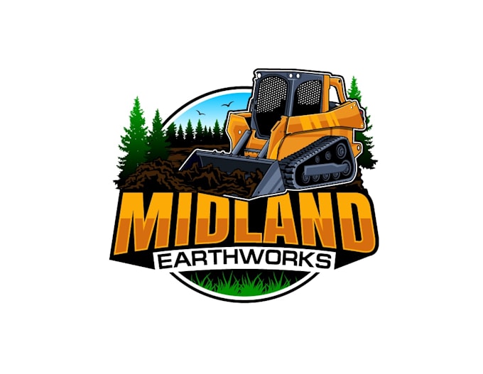 create high quality and beautiful skid steer logo design