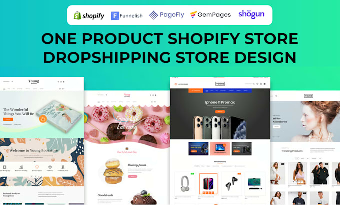 Clone or design shopify landing page sales page using replo, pagefly ...