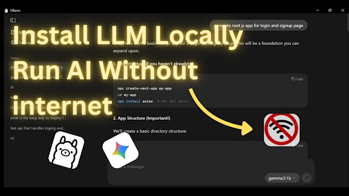 build or install llm on your local computer