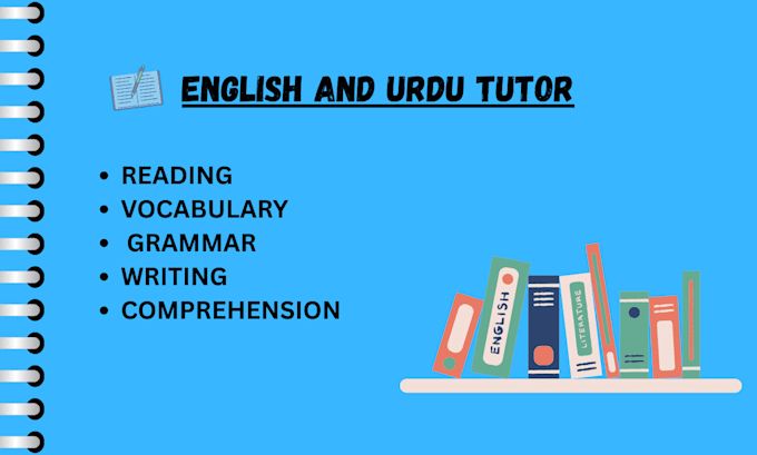 be english and urdu tutor for your kids