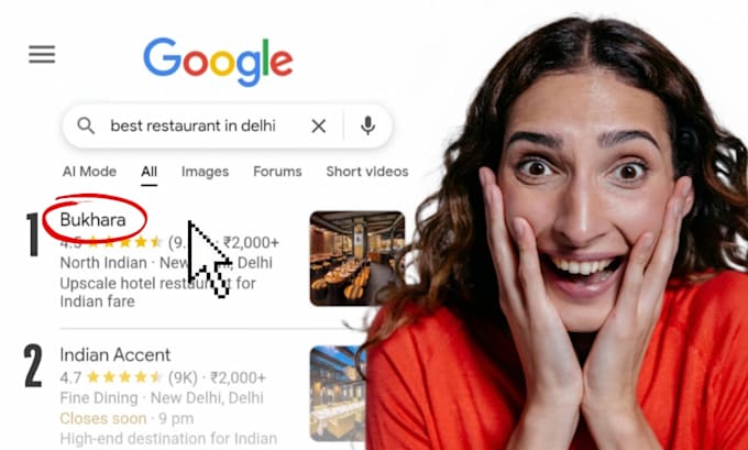 do google business profile SEO and optimisation, organically