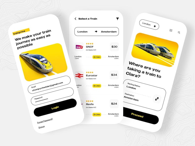 develop a reliable and user friendly railway reservation booking app
