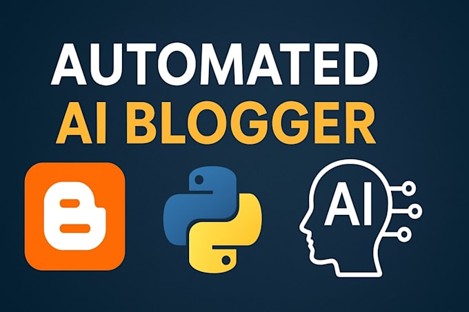 build a python ai bot that auto post blogger