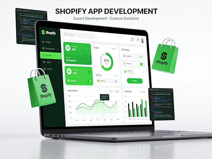 create professional shopify public and private app for you