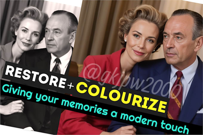 restore and colorize your old or damaged photos using ai