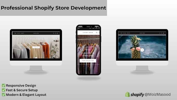 build and design your shopify dropshipping store