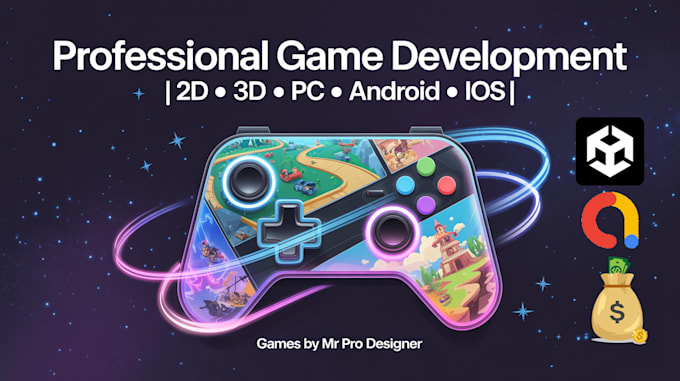 develop professional mobile games for android and ios using unity